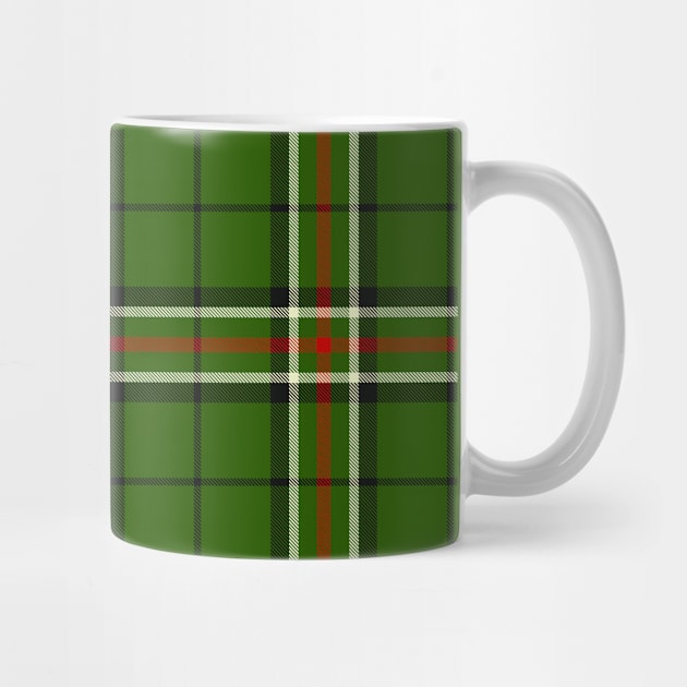 Green, Black, Red and White Tartan Pattern by sifis